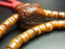 画像7: カパラの御数珠　(チベタンKapala Mala ) ཀ་པ་ལ　カパーラマーラ・チベット密教法具・象嵌 (7)