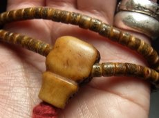 画像8: カパラの御数珠　(チベタンKapala Mala ) ཀ་པ་ལ　カパーラマーラ・チベット密教法具・象嵌 (8)