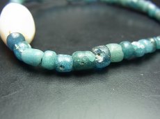 画像6: 古代バンデッドアゲートと古代ペルシア瑠璃玉のブレスレット (6)