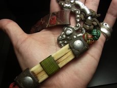 画像10: チベットの裁縫具・針入れ（カヒィン/tibetan old sawing case）　アンティーク (10)
