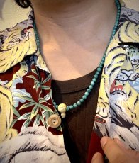画像8: チベタン・オールドターコイズの108玉念珠　（Old TIbetan  turquoise　ｍala） (8)