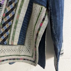 画像10: 雲南省麻栗坡　彝族（イ族・白倮人）·（Malipo Bai luo YI ）上衣（アンティーク・コレクション） (10)