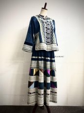 画像10: 雲南省麻栗坡　彝族（イ族・白倮人）·（Malipo Bai luo YI ）スカート（アンティーク・コレクション） (10)