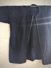 画像3: ヤオ族（金平瑶族・jing ping yao）藍染・綿麻/（濃藍色）前開きジャケット（ユニセックス） (3)