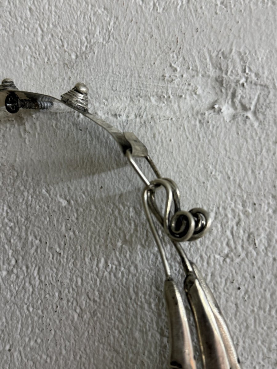 画像7: ミャオ族の十二支三連トライバルネックレス（苗銀製）首飾り (7)