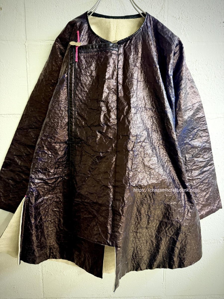 画像5: 侗族( Dong tribe /トン族)　藍染・木綿・亮布・特殊織り　上衣（ビンテージ） (5)