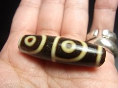 画像8: ジービーズ４アイ( dzi mig si pa )　タンカ使用・チベット四眼天珠　 (8)