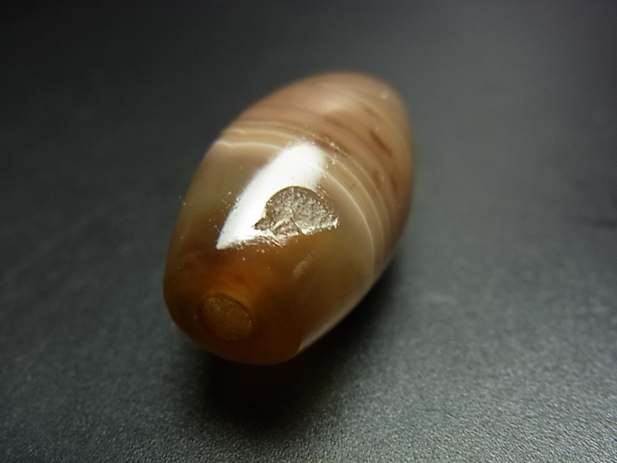 画像3: オールドバンデッドアゲート（チベット・トランスヒマラヤ圏）アンティーク瑪瑙 (3)