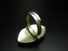 画像4: 貴州ミャオ族の刺繍古裂リング（苗銀製） (4)