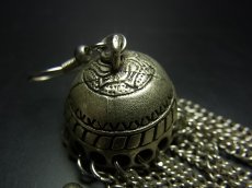 画像3: 貴州苗族（ミャオ族）の苗銀製トライバルピアス　　  (3)