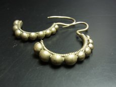 画像3: 貴州苗族（ミャオ族）の苗銀製トライバルピアス　　  (3)