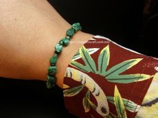 画像7: チベタン・アンティークターコイズ(yu)のブレスレット　（Old tibetan  turquoise）約8ℊ (7)