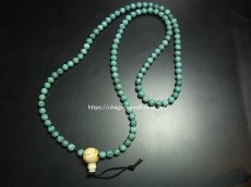画像3: チベタン・オールドターコイズの108玉念珠　（Old TIbetan  turquoise　ｍala） (3)