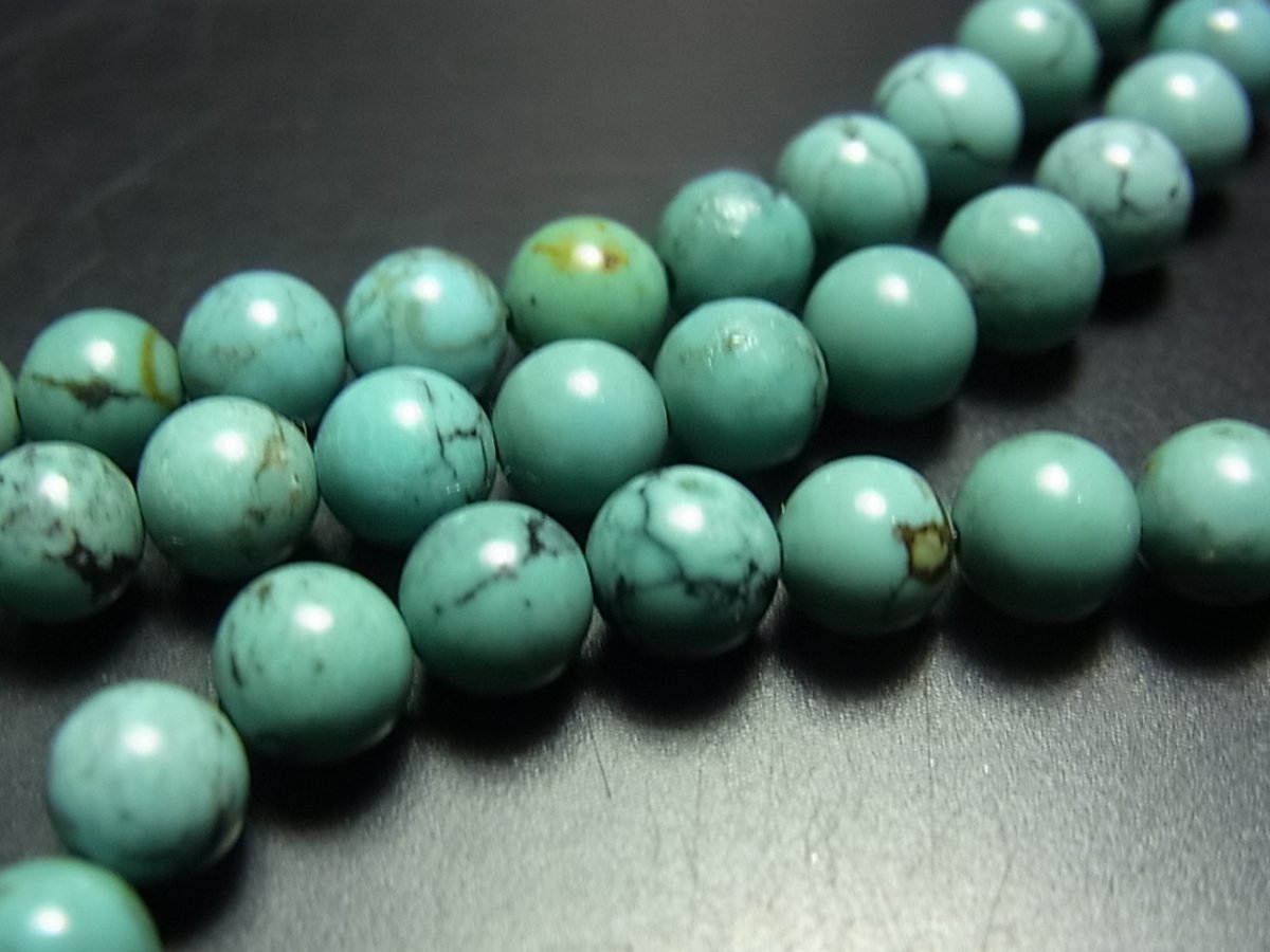 画像4: チベタン・オールドターコイズの108玉念珠　（Old TIbetan  turquoise　ｍala） (4)