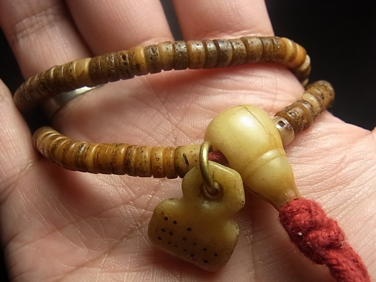 画像8: カパラの119玉念珠　(チベタンKapala Mala ) ཀ་པ་ལ　カパーラマーラ・密教法具・腕輪念珠 (8)