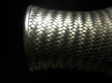 画像3: 貴州ミャオ族のシルバーバングル(ミャオ銀)　編み・大 (3)