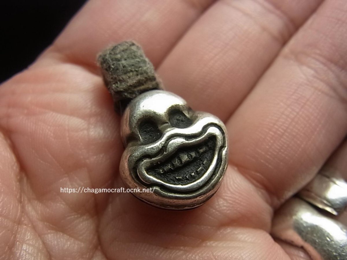 画像5: 銀製・数珠用マーカー（ルンゴ）チベット密教法具(天鉄・Thogchags)アンティーク　 (5)