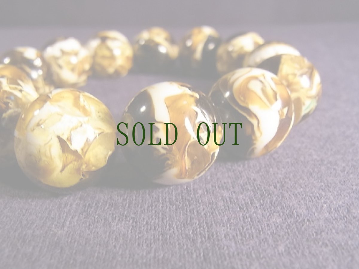 画像3: 虎琥珀の念珠　（花琥珀） (3)