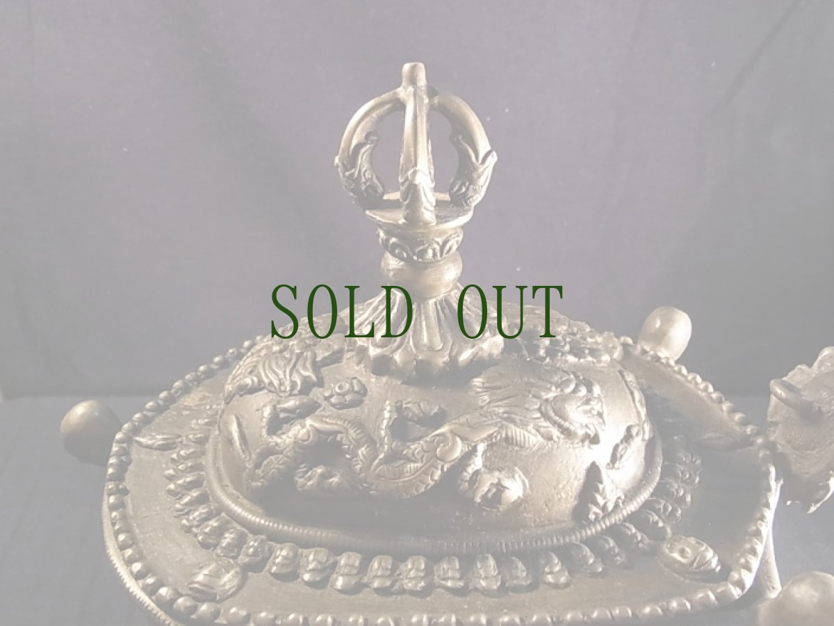 画像5: トゥバ　チベット密教　供物入れ（アンティーク） (5)