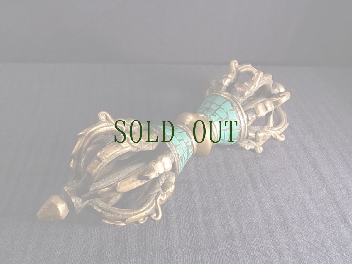 画像2: ドルジェ・金剛杵　（九鈷杵）アンティーク (2)