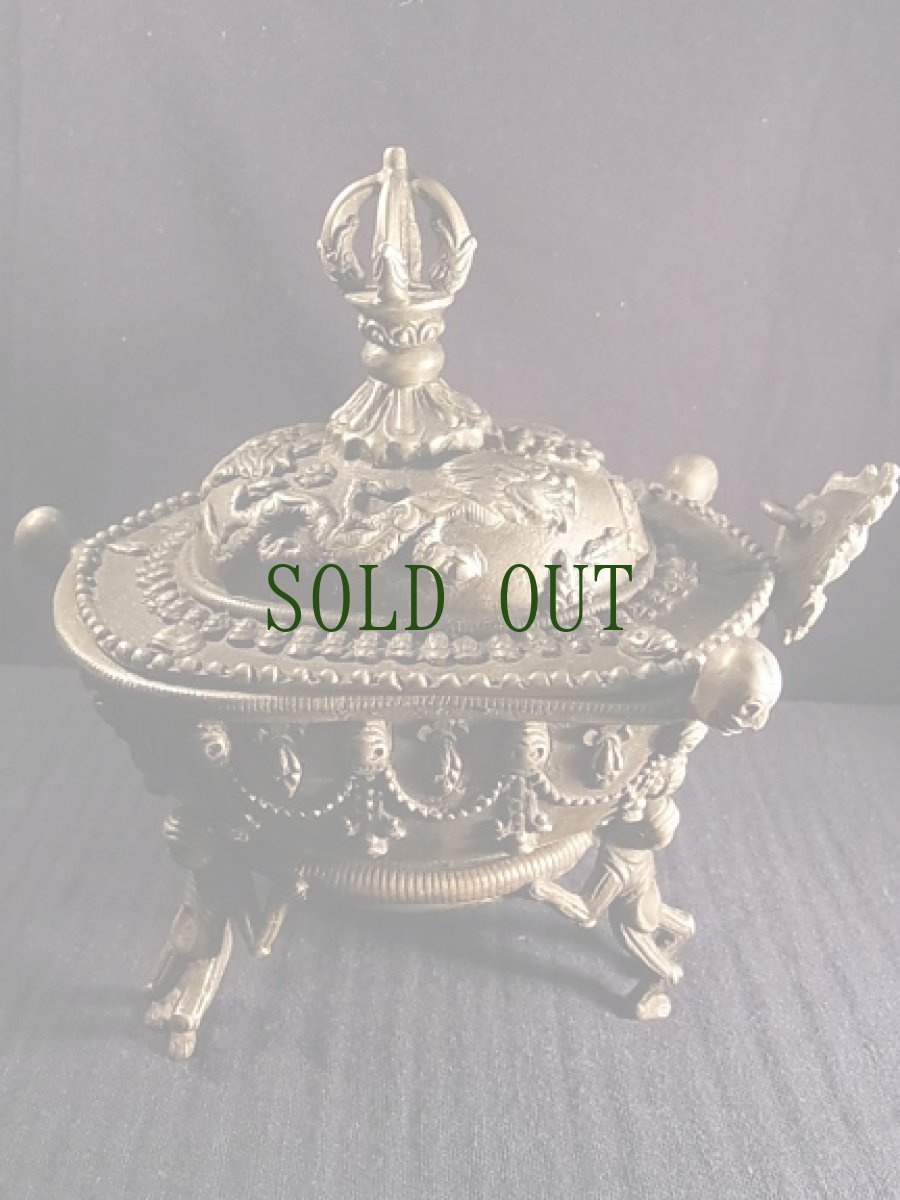 画像3: トゥバ　チベット密教　供物入れ（アンティーク） (3)