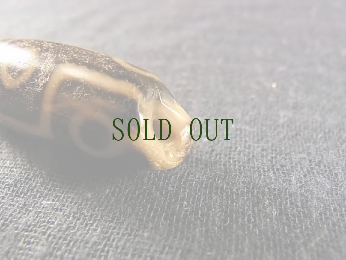 画像4: アンティークジービーズ（チベット天珠）９アイ (4)