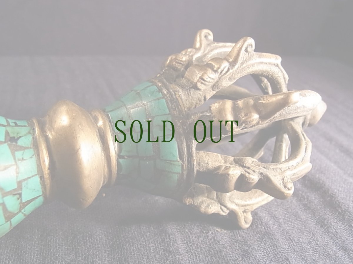 画像3: ドルジェ・金剛杵　（九鈷杵）アンティーク (3)