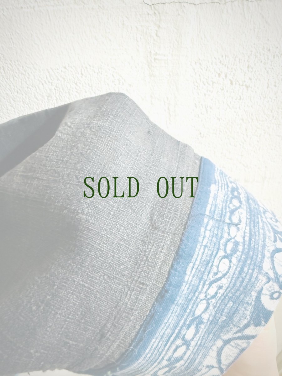 画像4: 本藍染・　羽織りジャケット　（苗族/トン族・手紬手織りビンテージ木綿） (4)