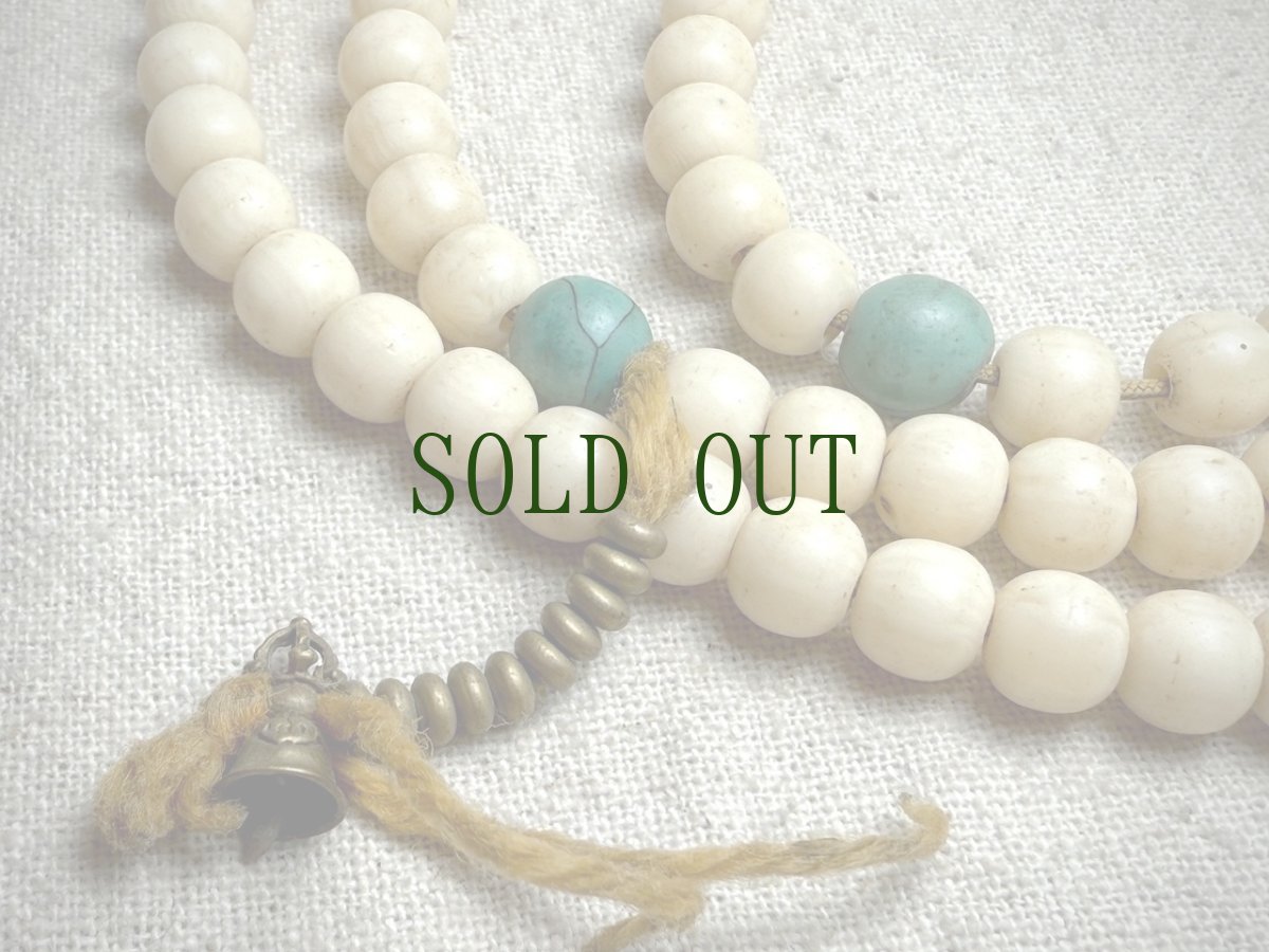 画像4: アバ・チベットの老料器製　108玉念珠カウンター付　(old tibetan  mala from Ngaba )・オールド　 (4)