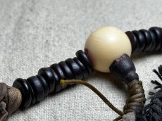 画像3: チベット・老紫檀とペマラカ、数珠カウンターの御数珠　( Old TIbetan rose wood beads  mala )　アンティーク (3)