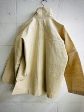 画像10: Tibetan traditional collar shirt made of cotton  チベット民族服・手紬手織り木綿（生成り） (10)