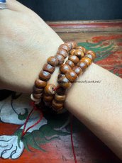 画像4: 老鳳眼・老龍眼菩提樹のチベット念珠　(Tibetan Old Buddha Chitta  Mala )　95珠・アンティーク　 (4)