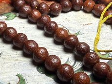 画像3: 鳳眼菩提樹のチベット念珠　(Tibetan  Buddha Chitta  Mala )　108珠・12mm　 (3)
