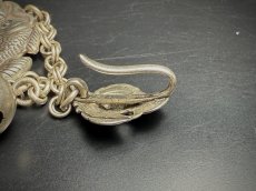画像13: 貴州苗族（ミャオ族）の苗銀製衣裳飾り（根付）首飾り【龍魚】 (13)