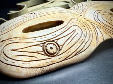画像3: エルク角製　遮光器・オールドベーリング・シャーマニック彫刻　チャガモクラフト特注　(ユピック族/エスキモー)　　 (3)