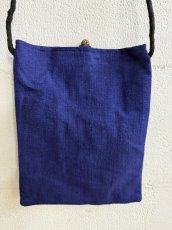 画像5: ガージア・ミャオ族（革家苗族）ろうけつ藍染（藍印花布）古布リメイク、ショルダーミニポーチ (5)