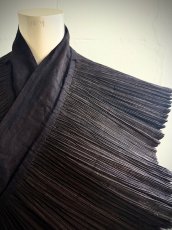 画像3: 雷山大塘苗族（lei shan da tang ミャオ族）　藍染プリーツ・巻きショート丈スカート（チュチュ丈）ビンテージ (3)