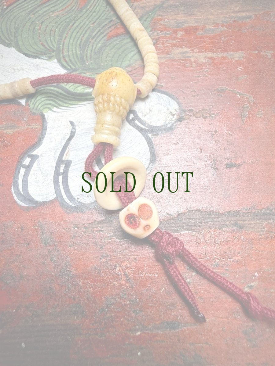 画像8: カパラの108玉念珠　(チベタンKapala Mala ) ཀ་པ་ལ　カパーラマーラ・密教法具・腕輪念珠 (8)