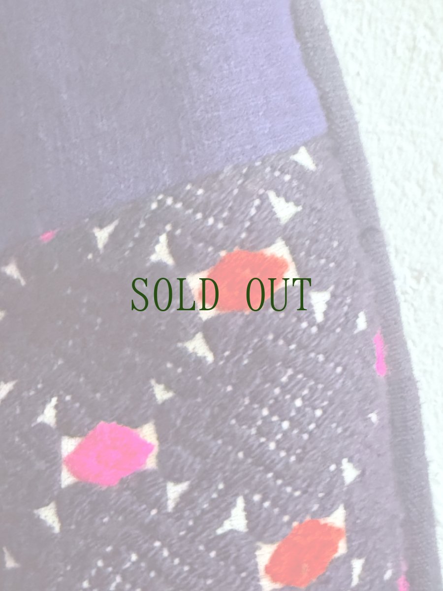 画像4: 貴州省・壮族（チワン）藍染・木綿・織布　ショルダーバッグ (4)