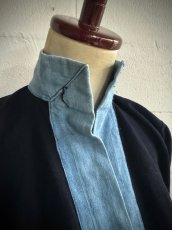 画像6: バイクーヤオ族（白裤瑶族）・上衣・藍染、ろうけつ、野蚕糸刺繍（アンティーク） (6)