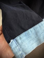 画像7: バイクーヤオ族（白裤瑶族）・上衣・藍染、ろうけつ、野蚕糸刺繍（アンティーク） (7)