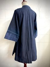 画像6: 六盘水・布依族（プイ族・Bou yei ）藍染め木綿・刺繍　ロング丈チャイナチュニック（ビンテージ） (6)