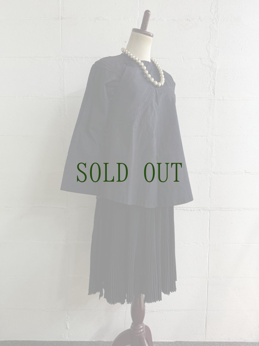 画像12: 貴州省 舟渓苗族（ジョウシーミャオ族 　バイアス生地・木綿・藍染 チャイナチュニック（ビンテージ）　 (12)