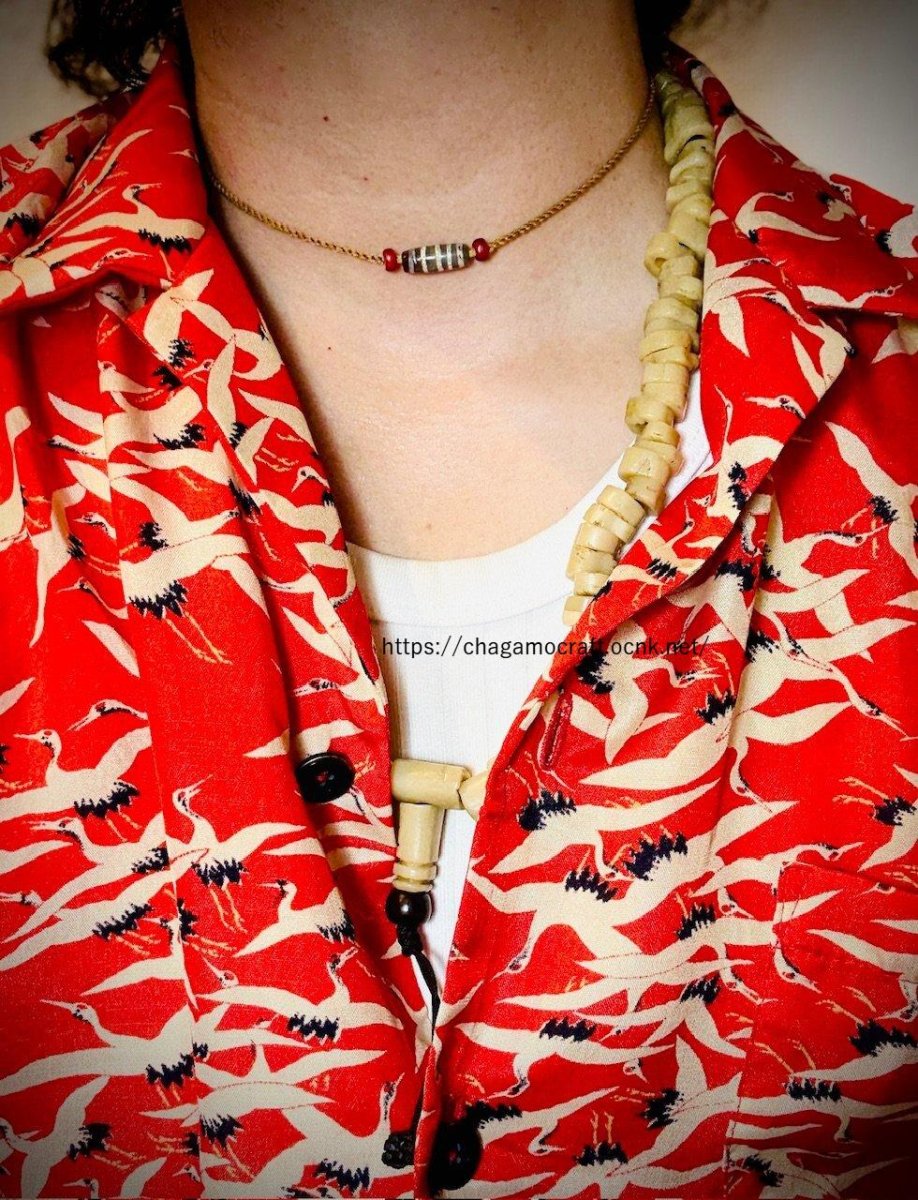 画像10: タカの骨の御数珠(Tibetan Pongtra MALA) アンティーク・密教法具　109珠 (10)