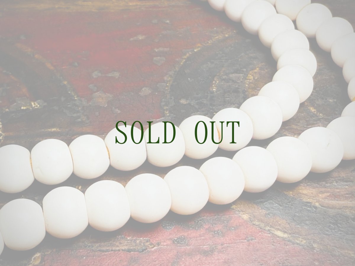 画像5: チベットＭＡＬＡ・白き貝シャンカ（七宝・砗磲、シャコ）　108玉念珠・首飾り ・数珠カウンター付 (5)