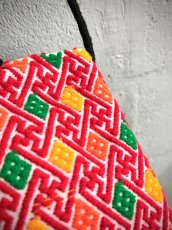 画像3: 貴州省・壮族（チワン）藍染・木綿・織布　ショルダーミニポーチ (3)