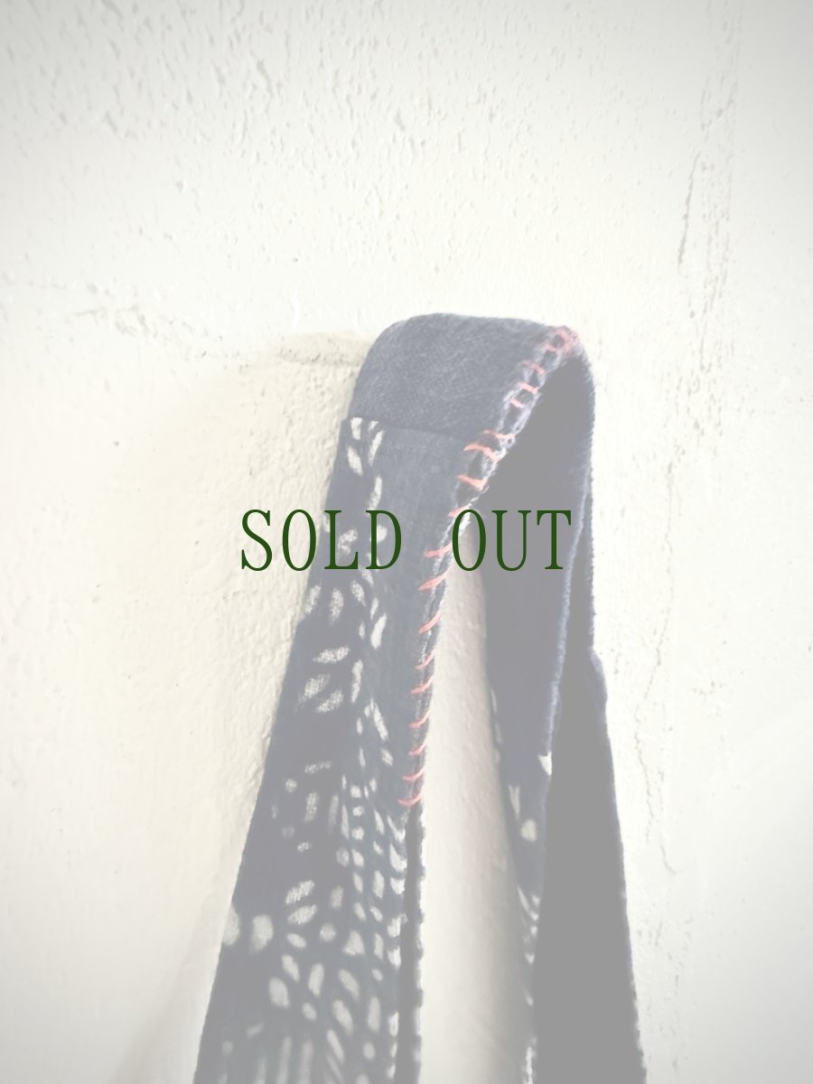 画像5: 貴州省・壮族（チワン）藍染・木綿・織布　ショルダーバッグ (5)