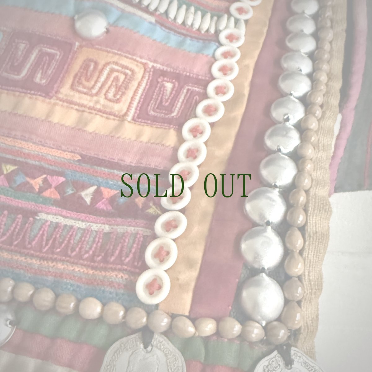 画像6: ハニ族（アカ族/哈尼族）藍染め大麻製、刺繍　上衣　（アンティーク） (6)