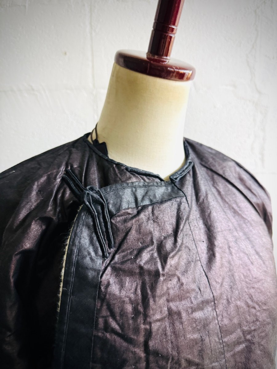 画像7: 侗族( Dong tribe /トン族)　藍染・木綿・亮布　上衣（ビンテージ） (7)