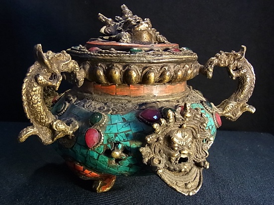 香炉 チベット密教法具（アンティーク） - Chagamocraft (チャガモ 